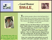 Tablet Screenshot of goodhumorsmile.com